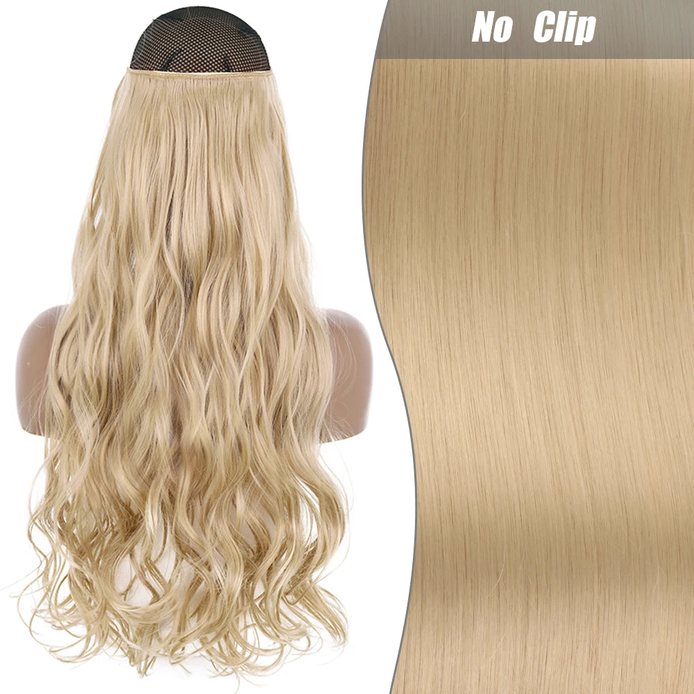 No Clips Natural Hair Extension