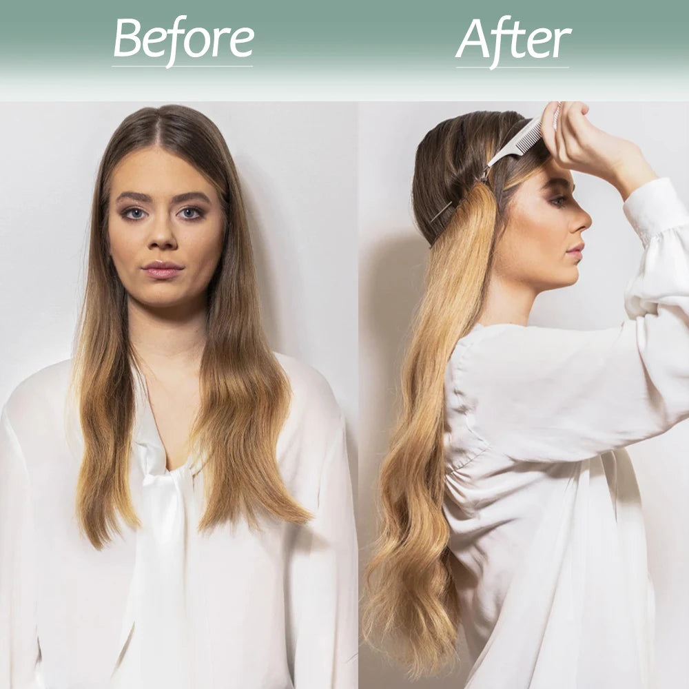 No Clips Natural Hair Extension