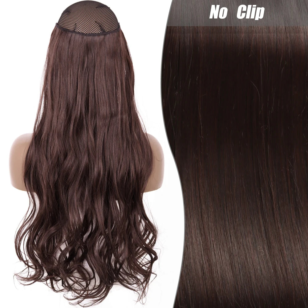 No Clips Natural Hair Extension