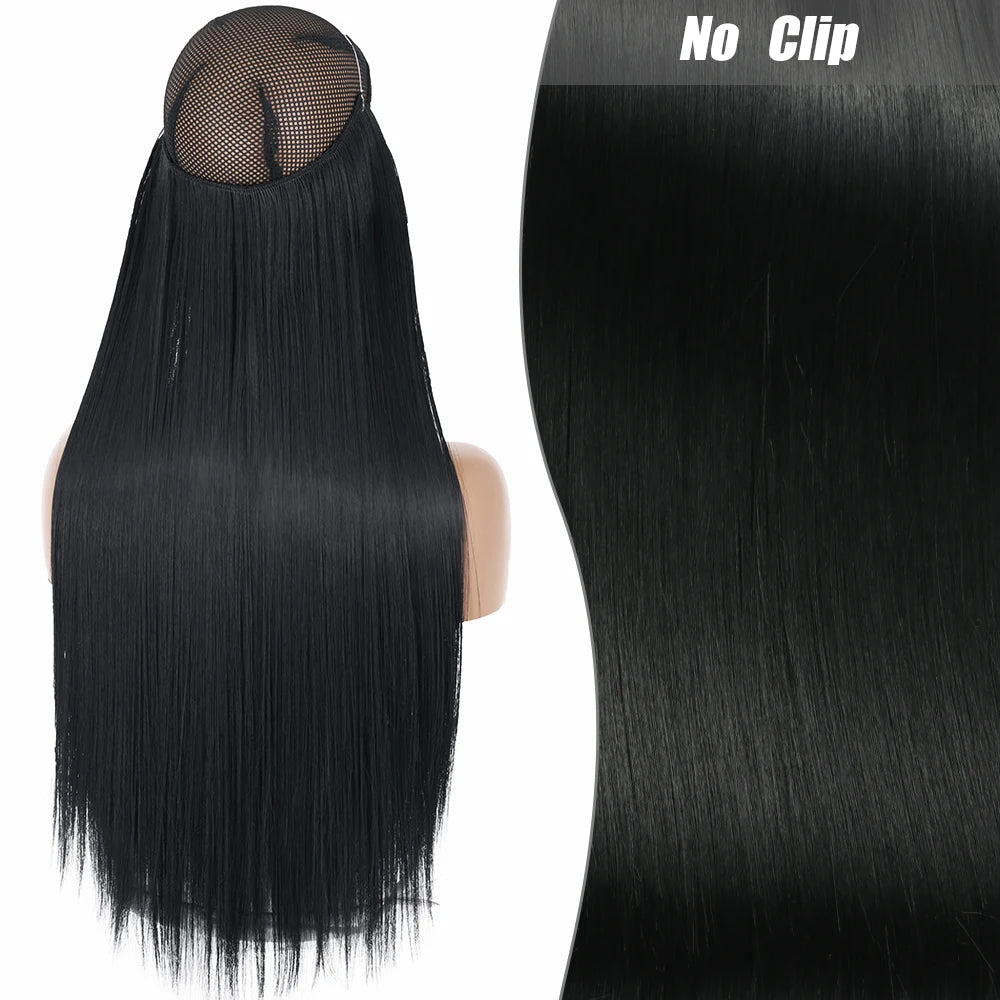 No Clips Natural Hair Extension