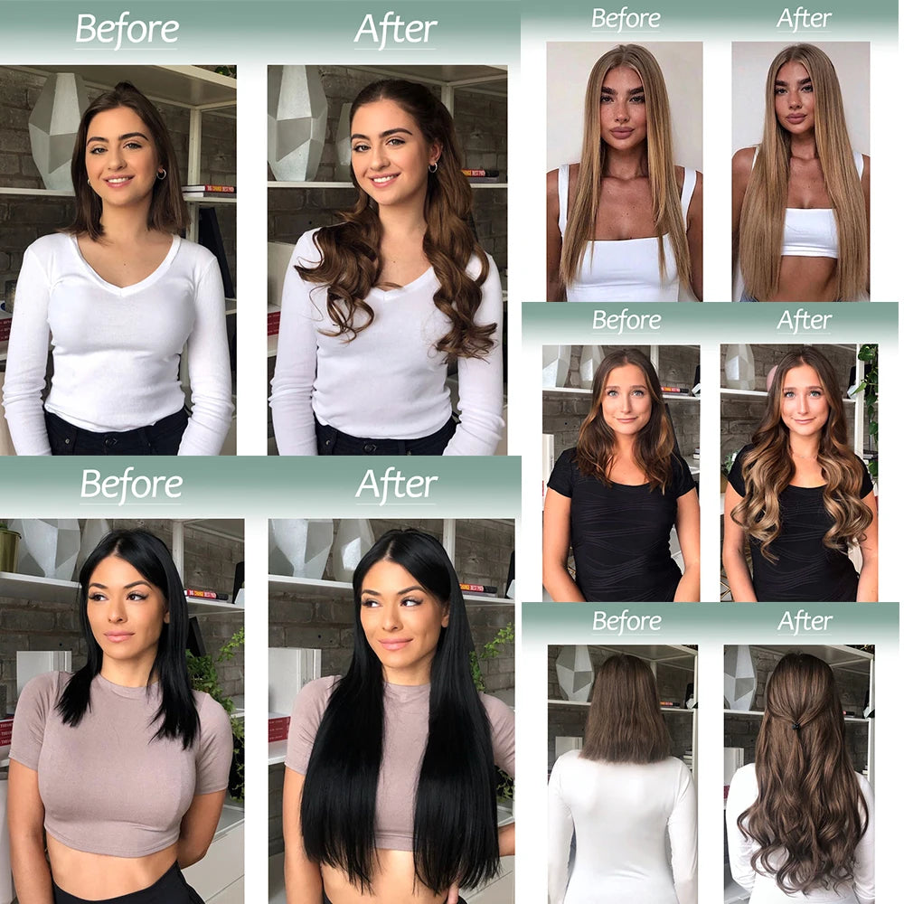 No Clips Natural Hair Extension