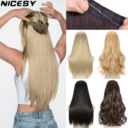 No Clips Natural Hair Extension